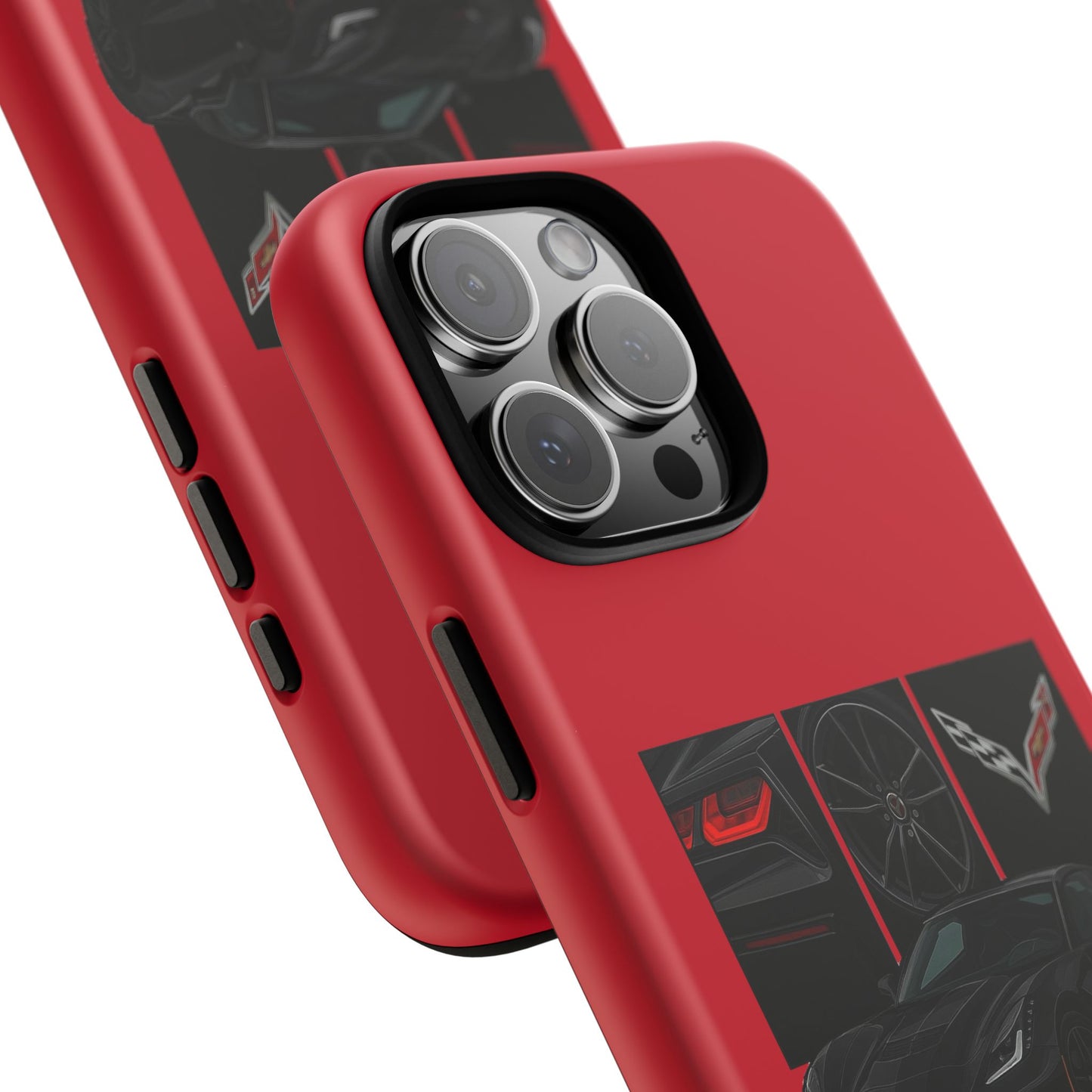 Corvette Aventador Red Phone Case — Sports Car Graphic iPhone Cover