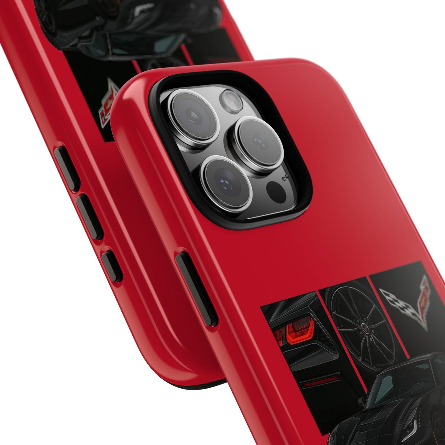 Corvette Aventador Red Phone Case — Sports Car Graphic iPhone Cover