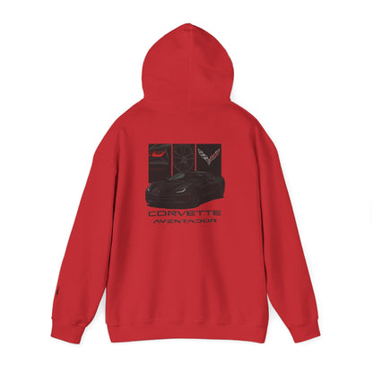 Corvette Aventador Hoodie — Luxury Sports Car Graphic Pullover