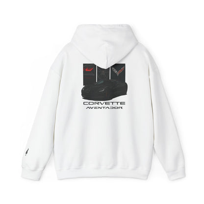 Corvette Aventador Hoodie — Luxury Sports Car Graphic Pullover
