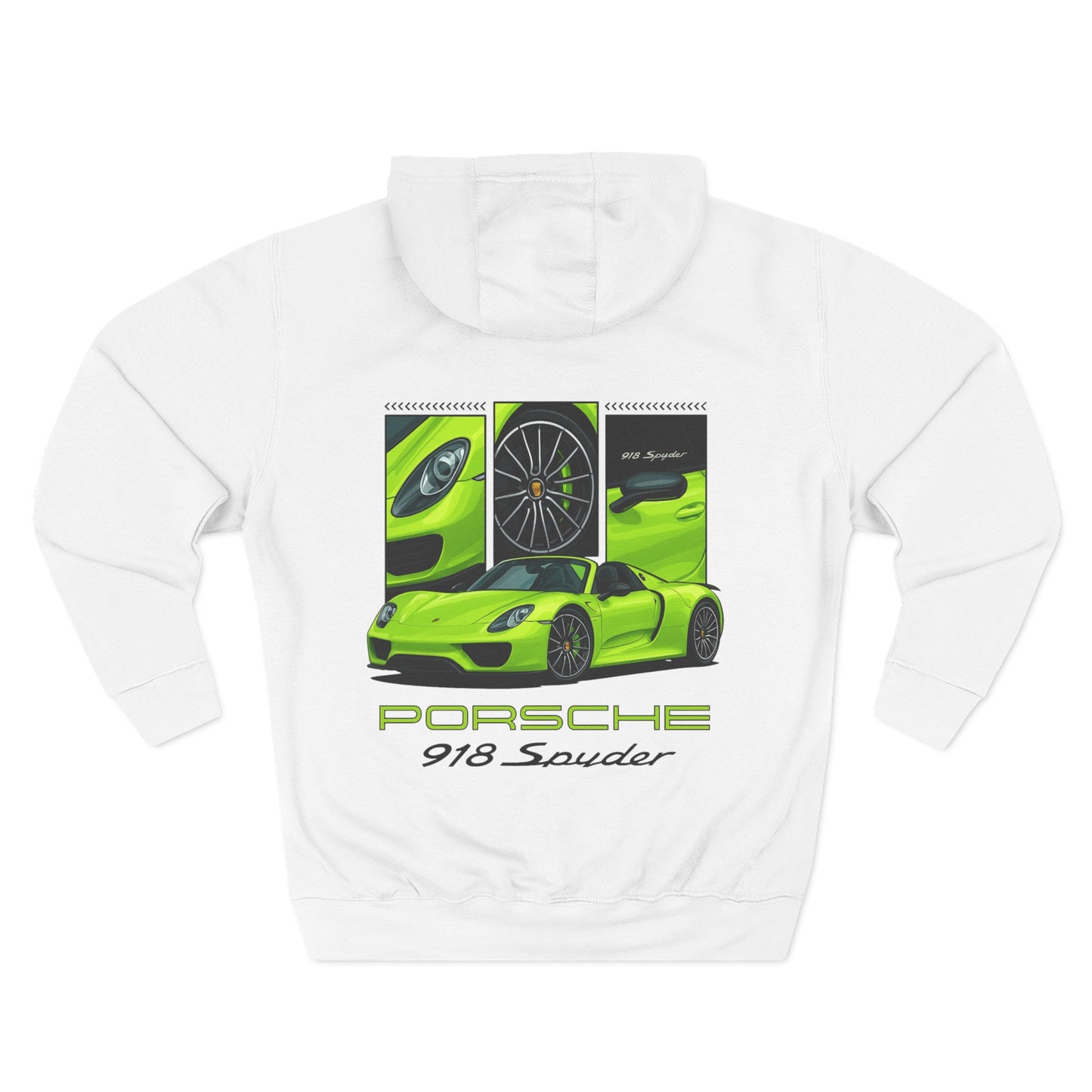 Porsche 918 Souder Fleece Hoodie - Stylish Auto Enthusiast Apparel, Perfect Gift for Car Lovers, Road Trip Outfit, Birthday Present, [...]