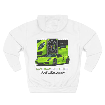 Porsche 918 Souder Fleece Hoodie - Stylish Auto Enthusiast Apparel, Perfect Gift for Car Lovers, Road Trip Outfit, Birthday Present, [...]