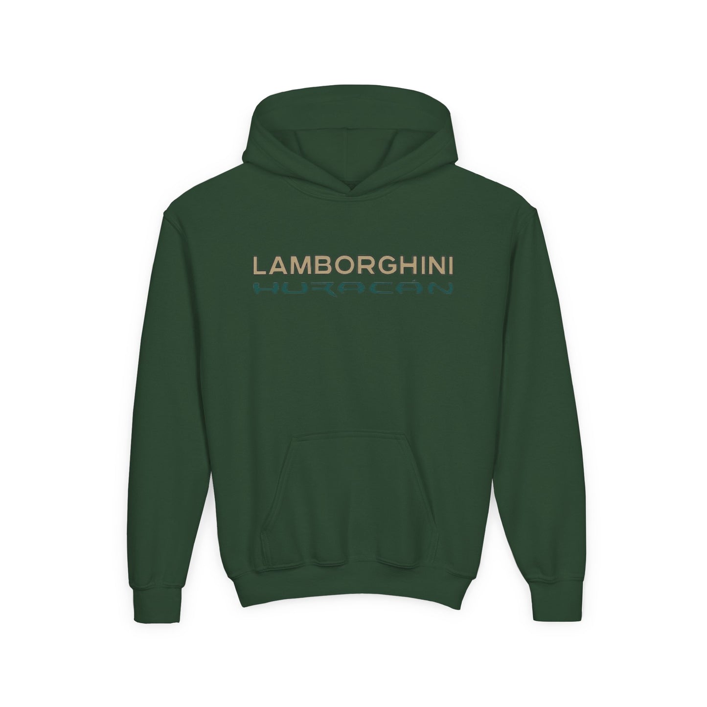 Huracán Sports Car Youth Hoodie — Lamborghini Graphic Kids Sweatshirt