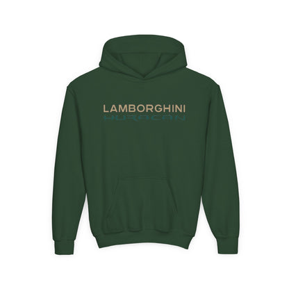 Huracán Sports Car Youth Hoodie — Lamborghini Graphic Kids Sweatshirt