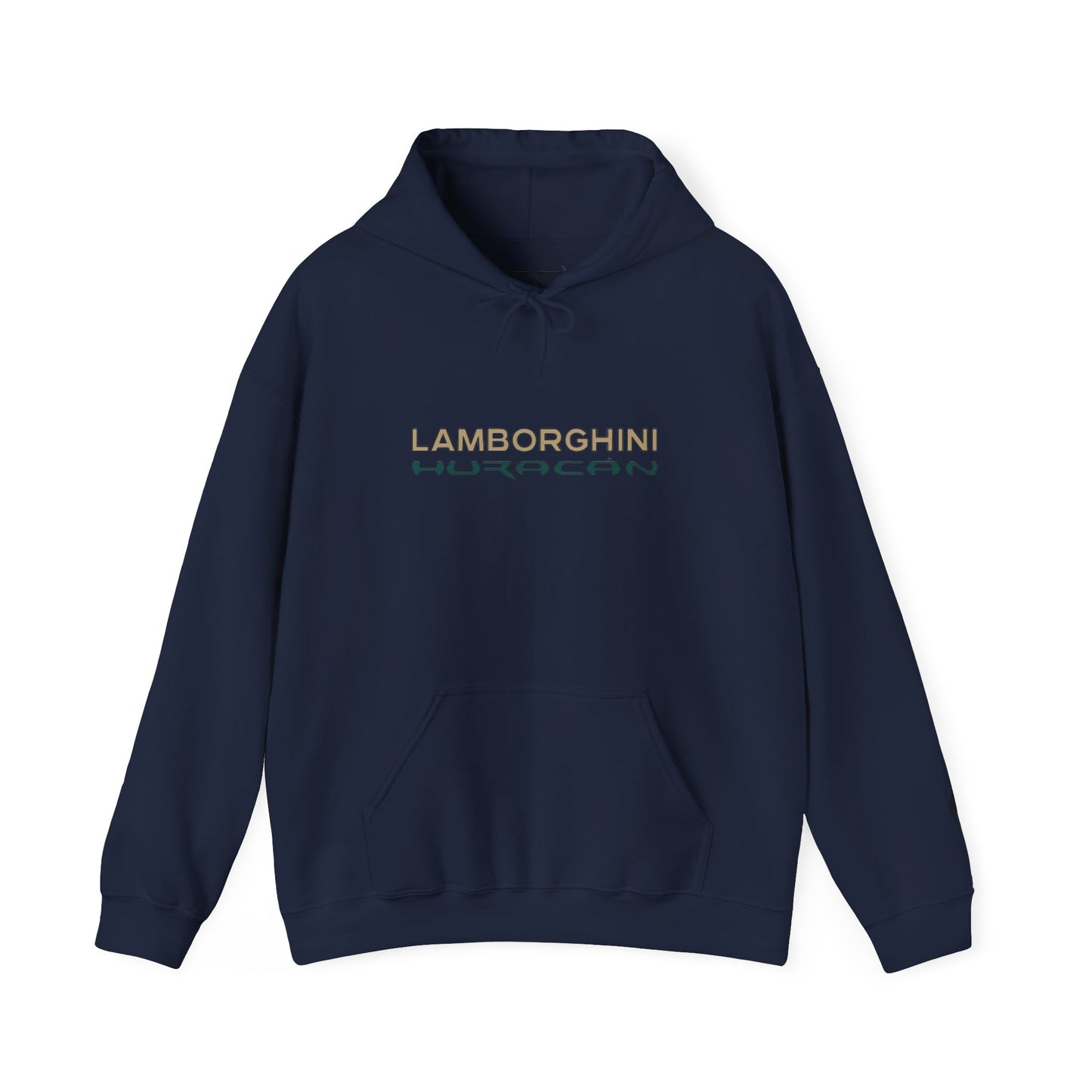 Lamborghini Huracán Graphic Hoodie — White Luxury Sports Car Pullover