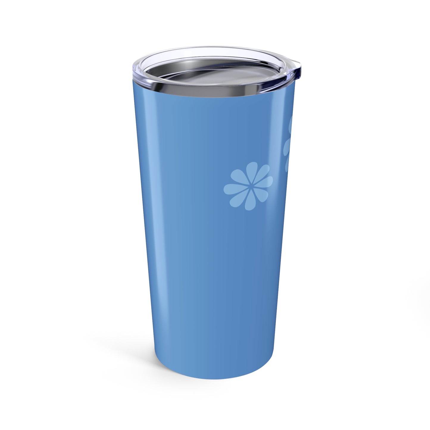Blue Floral Insulated Tumbler | 20oz Travel Mug, Summer Vibes, Eco-Friendly Gift, Coffee Cup, Beach Ready Drinkware