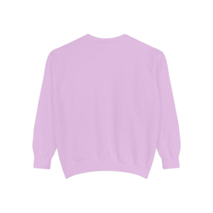 Lavender Stem Sweatshirt — Minimal Floral Crewneck