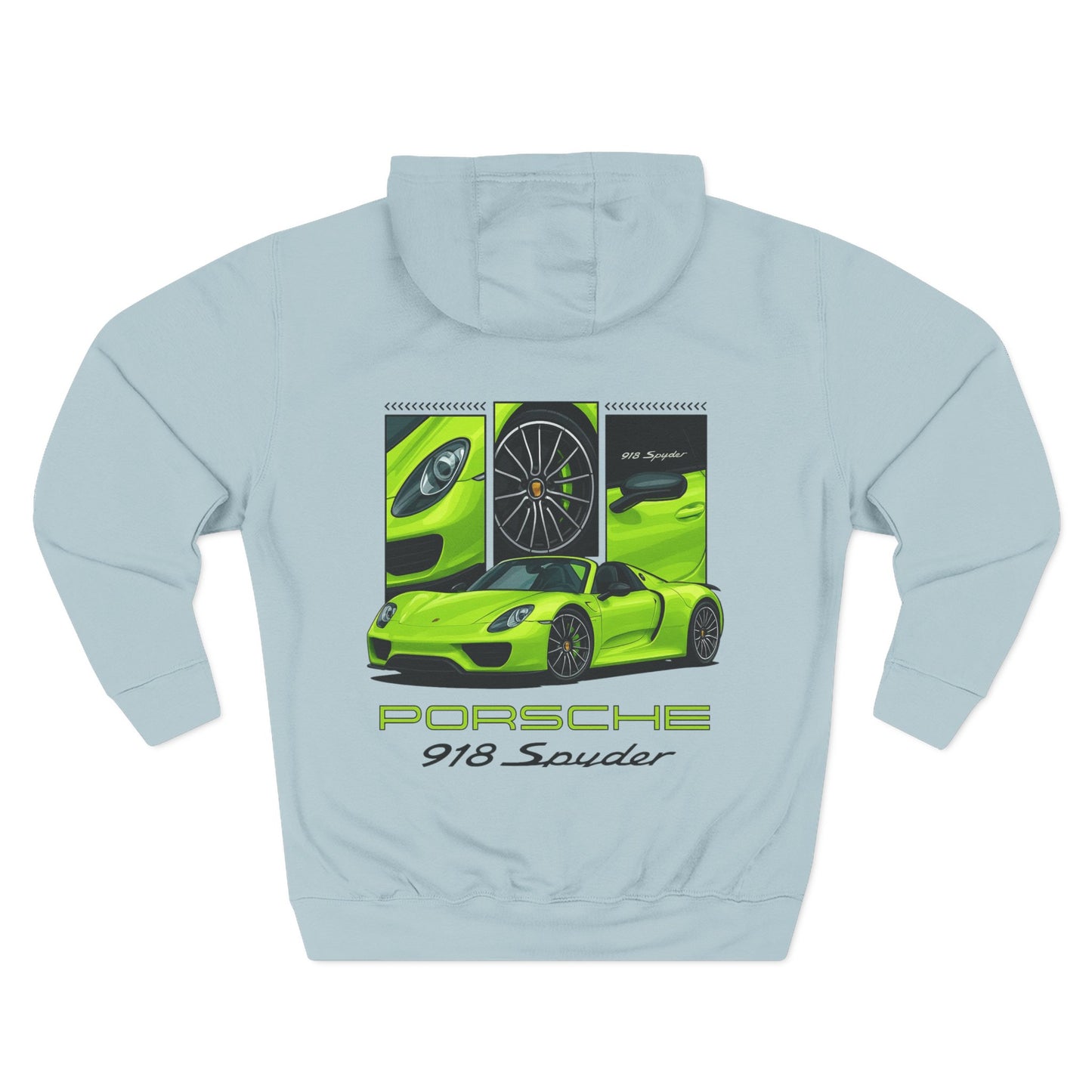 Porsche 918 Souder Fleece Hoodie - Stylish Auto Enthusiast Apparel, Perfect Gift for Car Lovers, Road Trip Outfit, Birthday Present, [...]