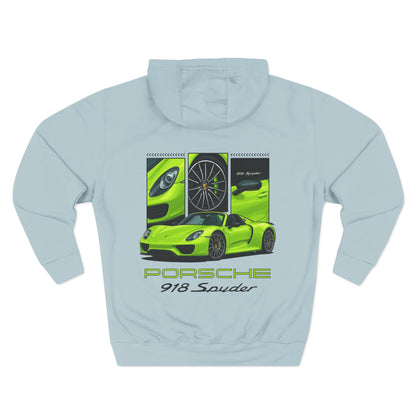 Porsche 918 Souder Fleece Hoodie - Stylish Auto Enthusiast Apparel, Perfect Gift for Car Lovers, Road Trip Outfit, Birthday Present, [...]