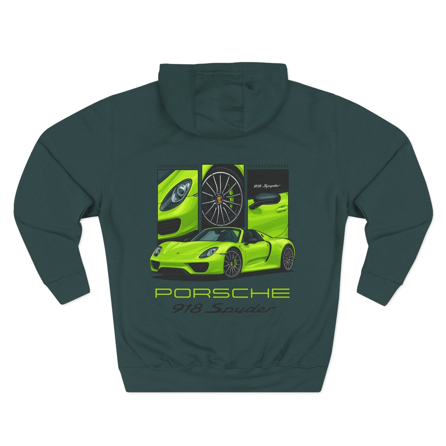 Porsche 918 Souder Fleece Hoodie - Stylish Auto Enthusiast Apparel, Perfect Gift for Car Lovers, Road Trip Outfit, Birthday Present, [...]