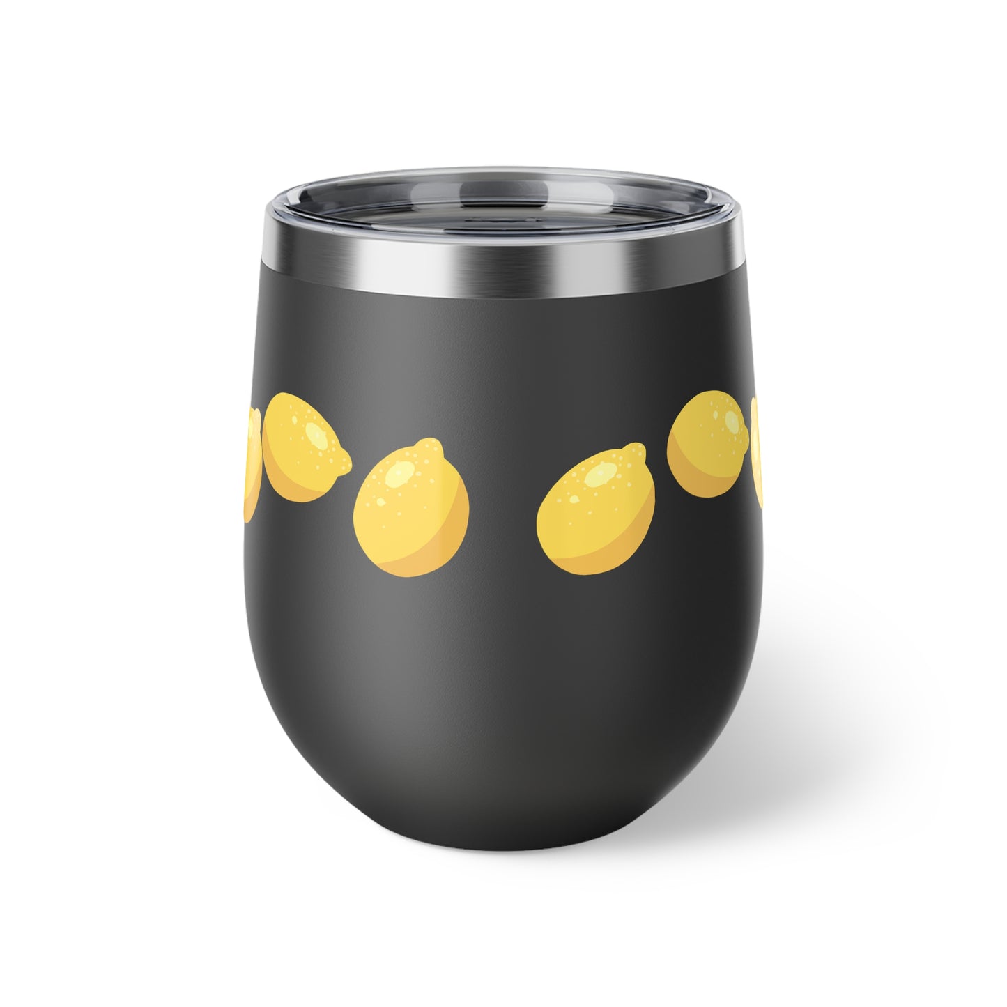 Lemon Slice Insulated Cup, Perfect for Summer Parties, Gifts for Lemon Lovers, Travel Mug, Sip & Go Drinkware