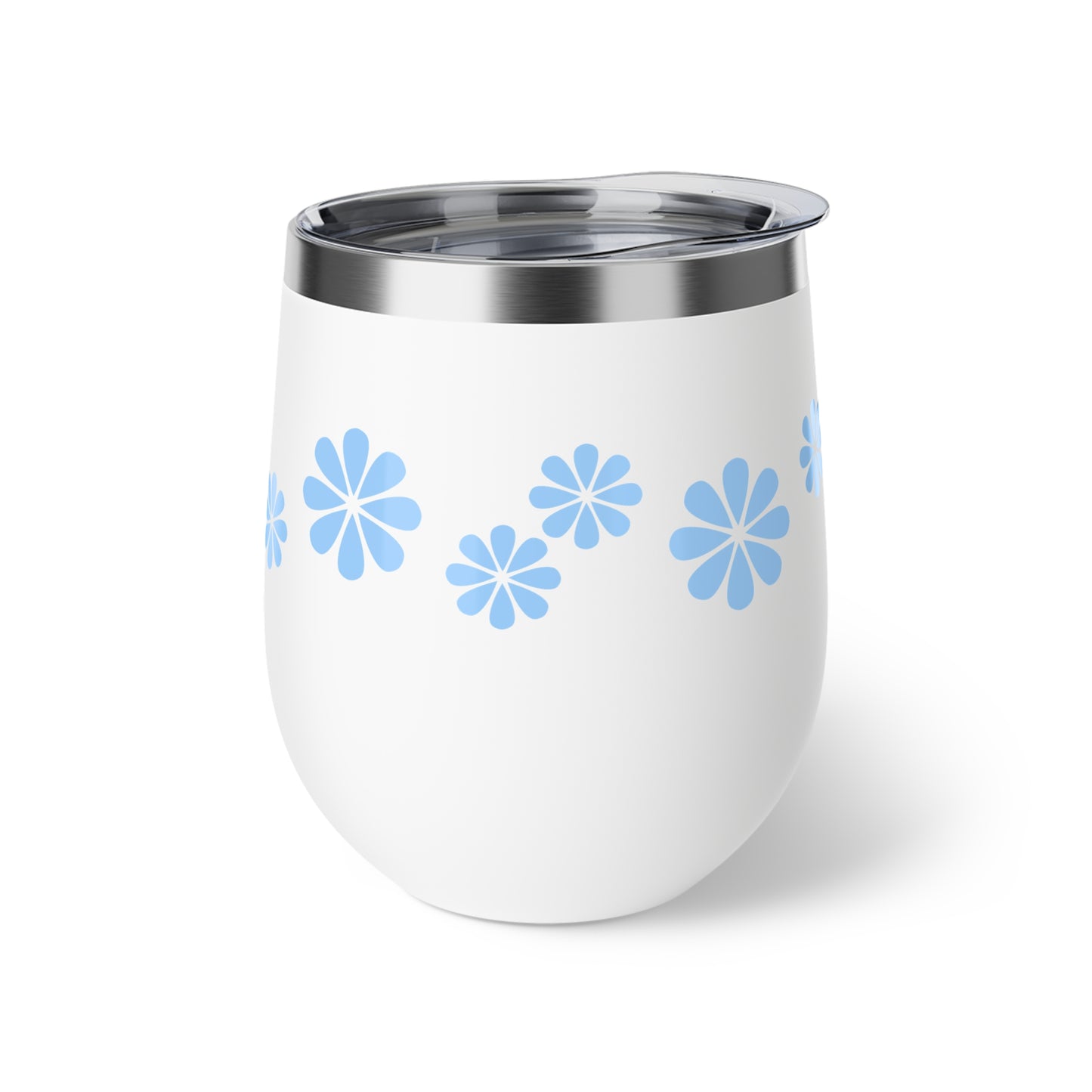 Charming Floral Insulated Cup, 12oz, Travel Mug, Cute Drinkware, Gifts for Her, Summer Cup, Outdoor Entertaining