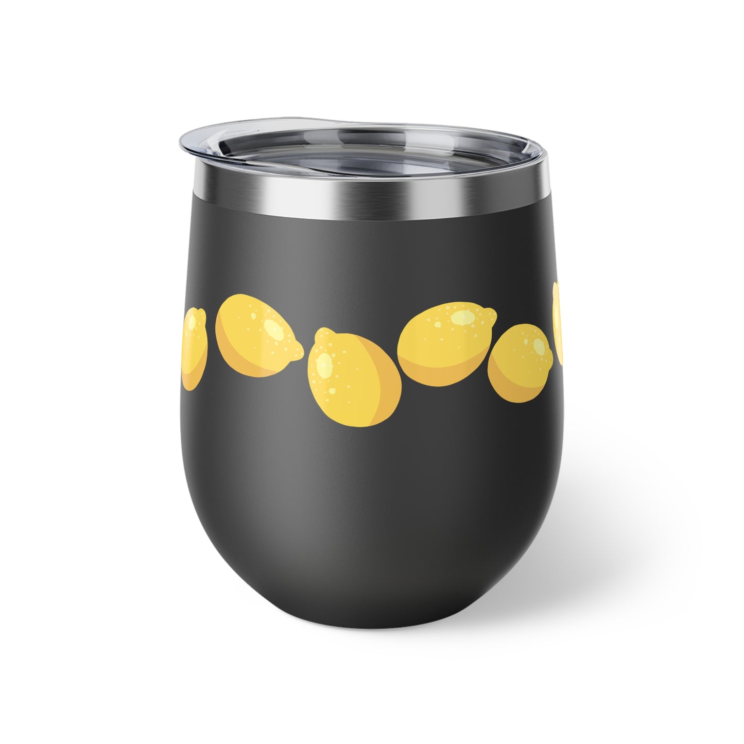 Lemon Slice Insulated Cup, Perfect for Summer Parties, Gifts for Lemon Lovers, Travel Mug, Sip & Go Drinkware