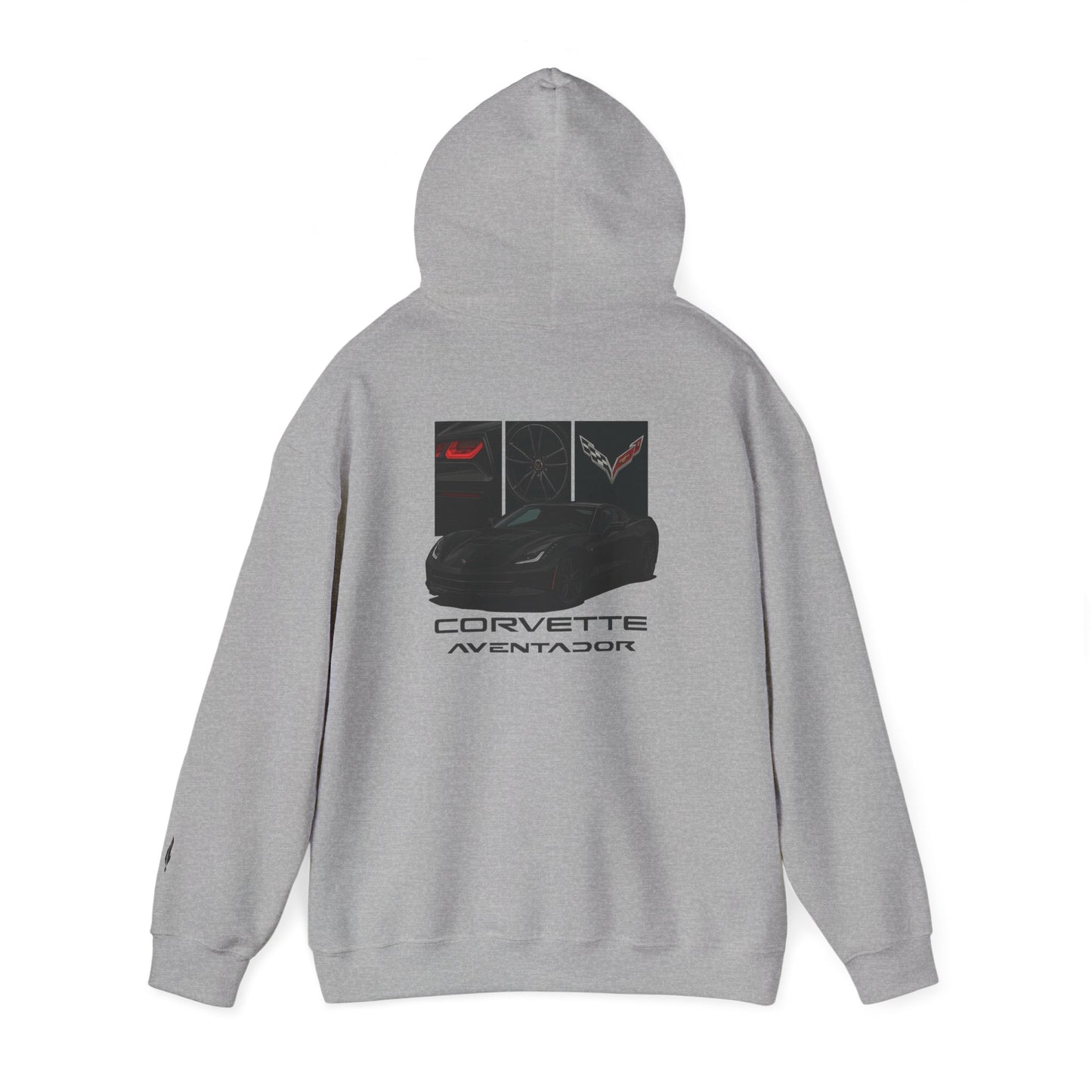 Corvette Aventador Hoodie — Luxury Sports Car Graphic Pullover