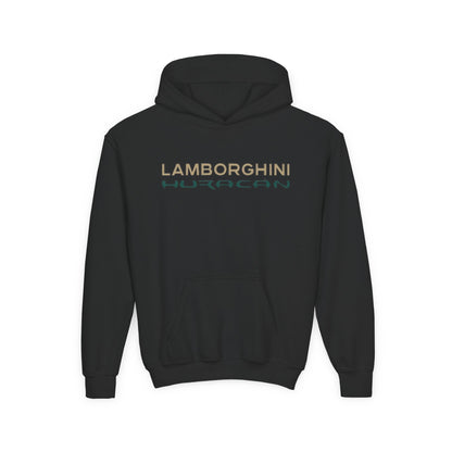 Huracán Sports Car Youth Hoodie — Lamborghini Graphic Kids Sweatshirt