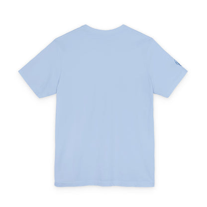 Stylish Unisex Tee with Blue Design | Casual Wear, Gift for Him, Everyday Fashion, Summer Essential, Trendy Streetwear